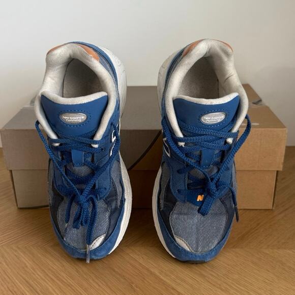 New Balance 2002 R ‘Blue Navy’ Preschool Kids Sneakers- SZ 3 Y - Picture 6 of 13